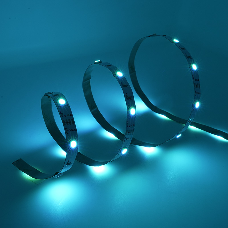 La cinta direccionable de 12V SMD5050 LED enciende la luz de tira elegante teledirigida de 36leds RGB 2