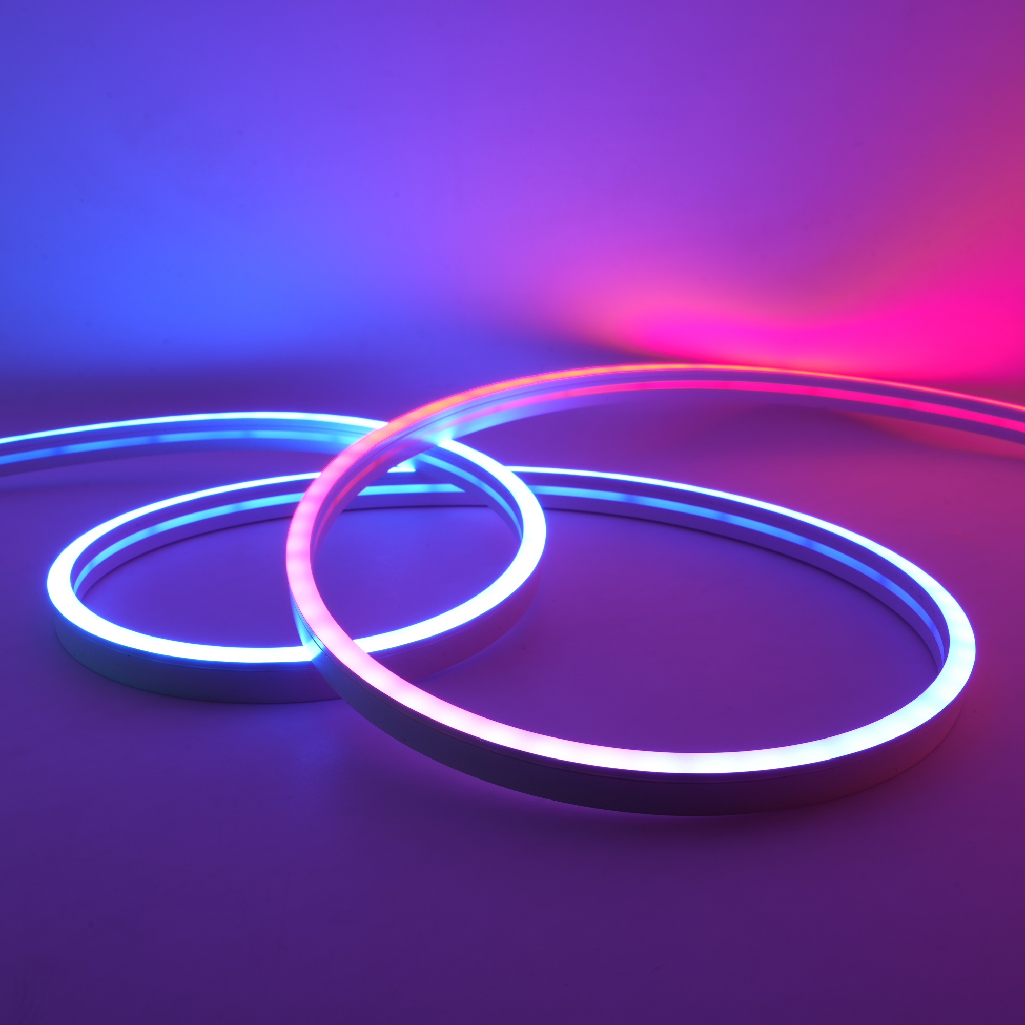 Digital RGB Neon LED Tape IP67 Waterproof, Multi-Color Changing, 6*12mm ...