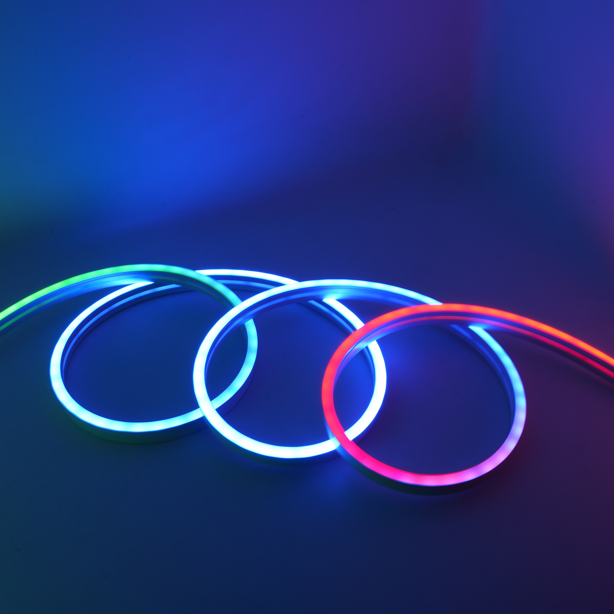 Tube néon adressable en Silicone, bandes numériques RGB 12V, 12x18MM, couleur de rêve, câble flexible pour signe néon 7