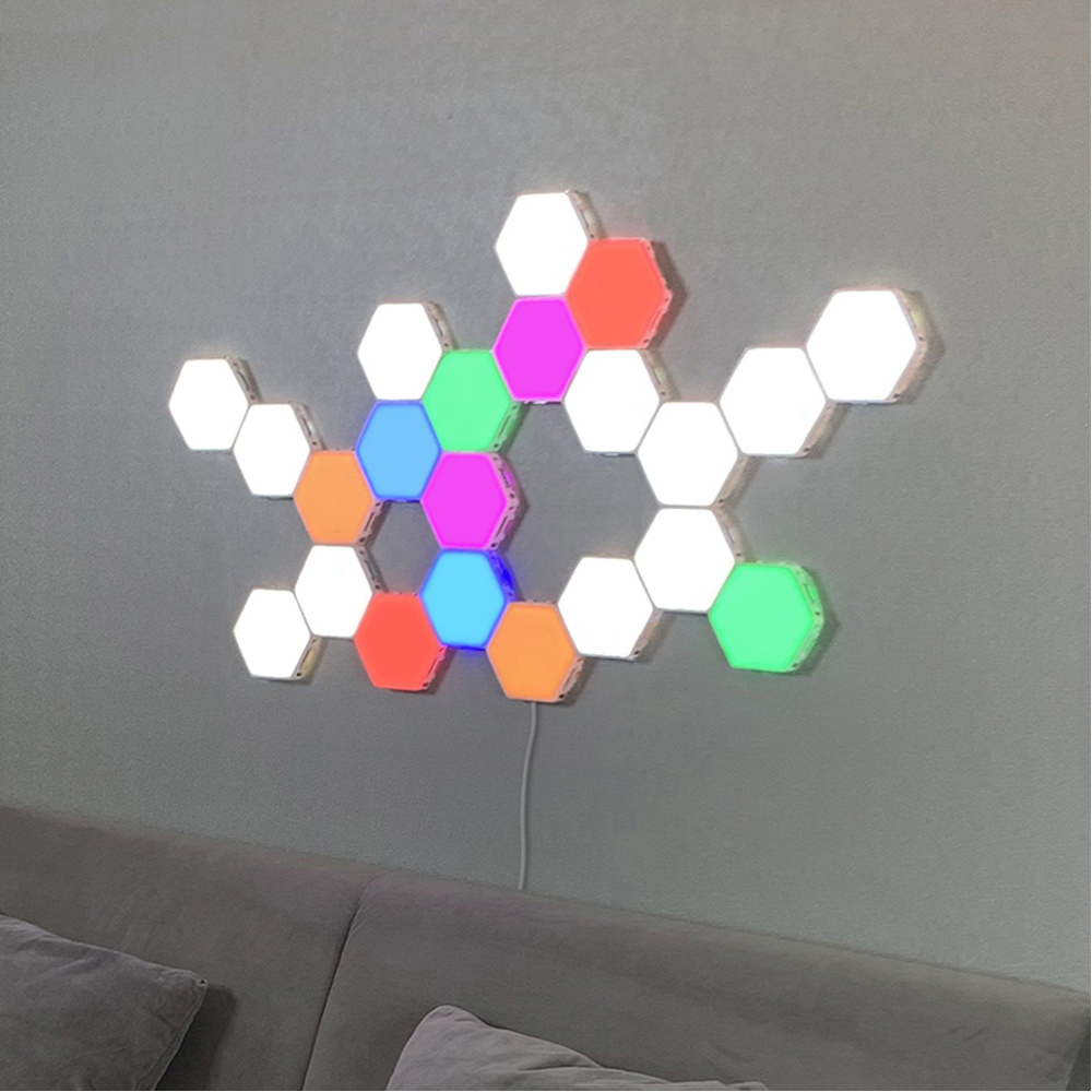 RGB Voice Control LED Light Panel with App & Remote Sync 3