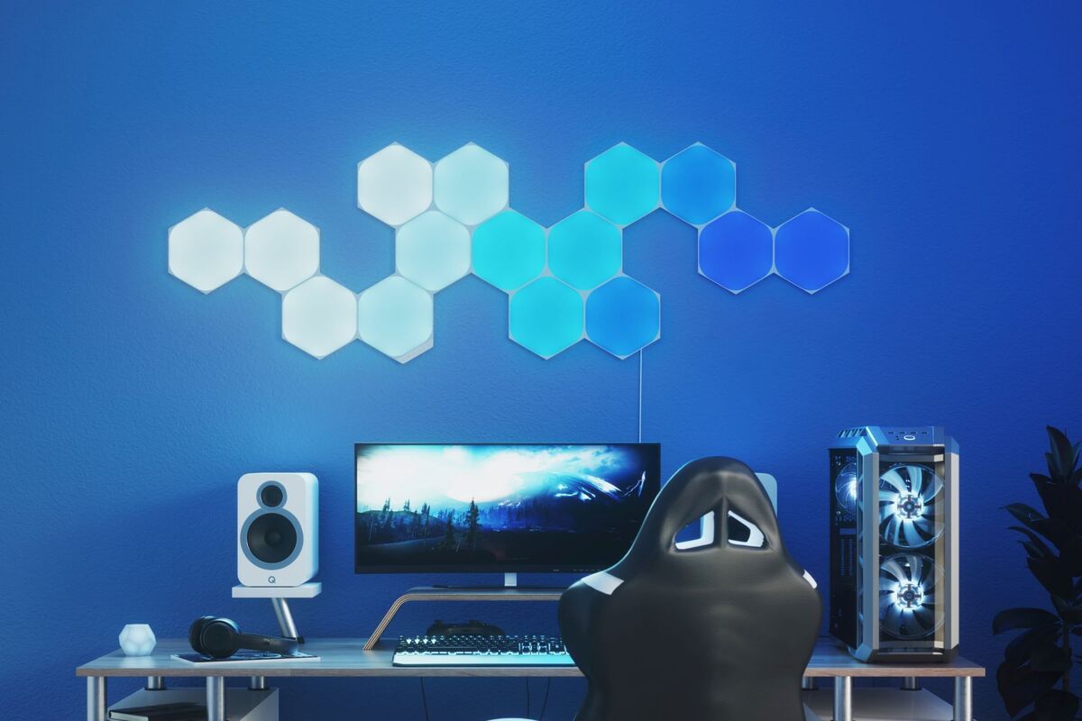 RGB Voice Control LED Light Panel with App & Remote Sync 5