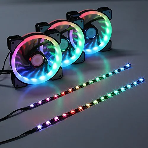 Bande LED magnétique 5050 RVB pour boîtiers de jeu PC personnalisés 1