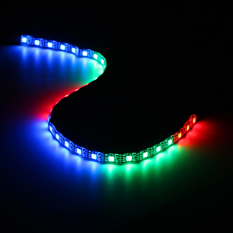 شريط LED مغناطيسي 5050 RGB لحالات ألعاب الكمبيوتر المخصصة 7