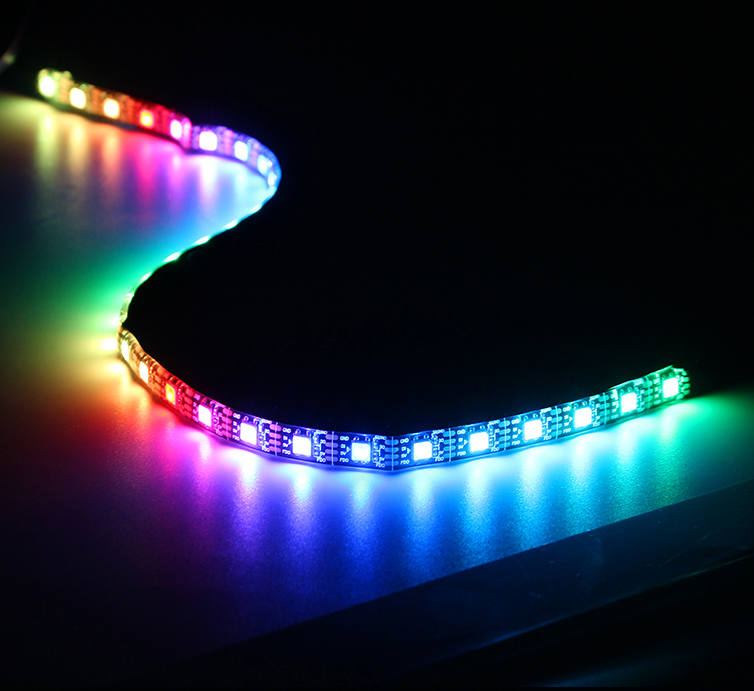 شريط LED مغناطيسي 5050 RGB لحالات ألعاب الكمبيوتر المخصصة 6