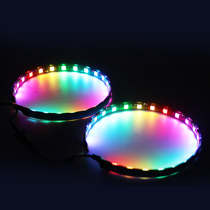 شريط LED مغناطيسي 5050 RGB لحالات ألعاب الكمبيوتر المخصصة 4