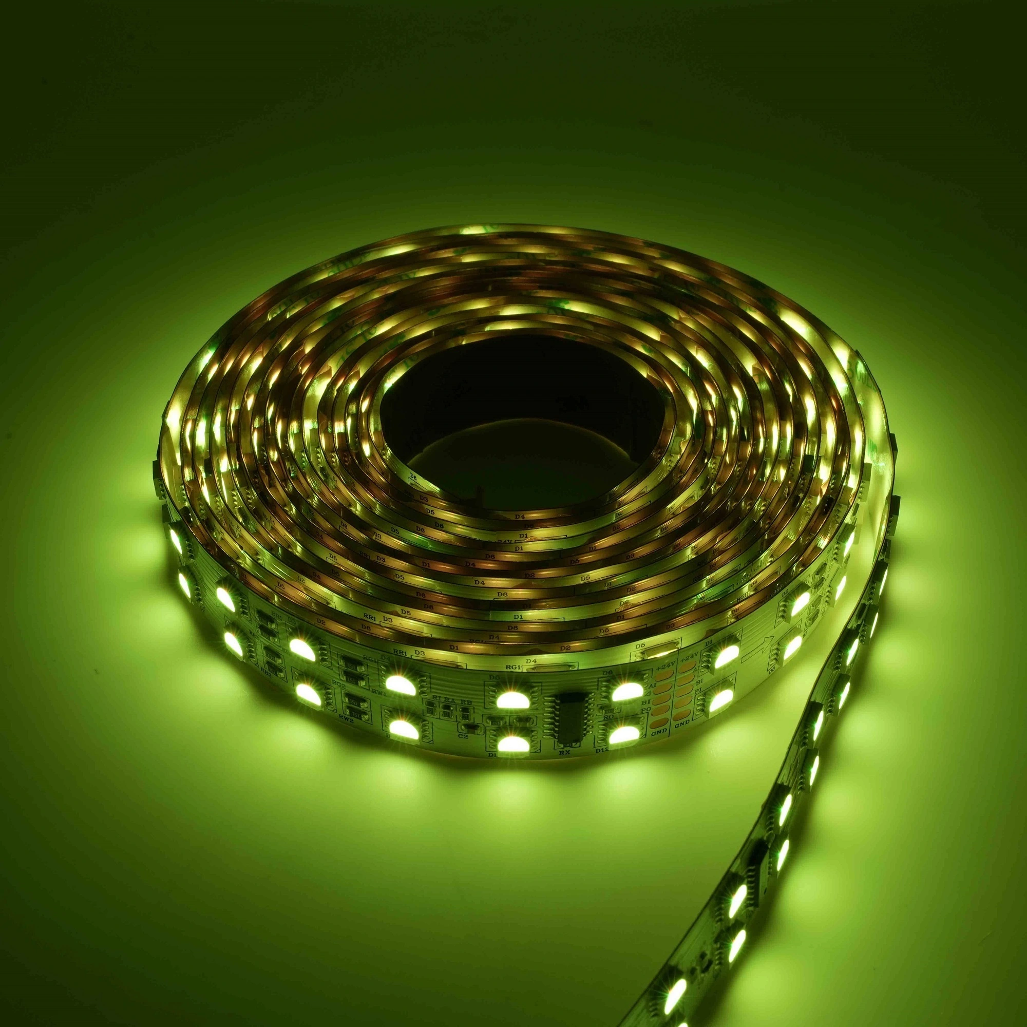 DC 24 V zweireihige SMD5050 digitale RGB-LED-Bandleuchten – 120 LEDs, 5 m LED-Streifen 1