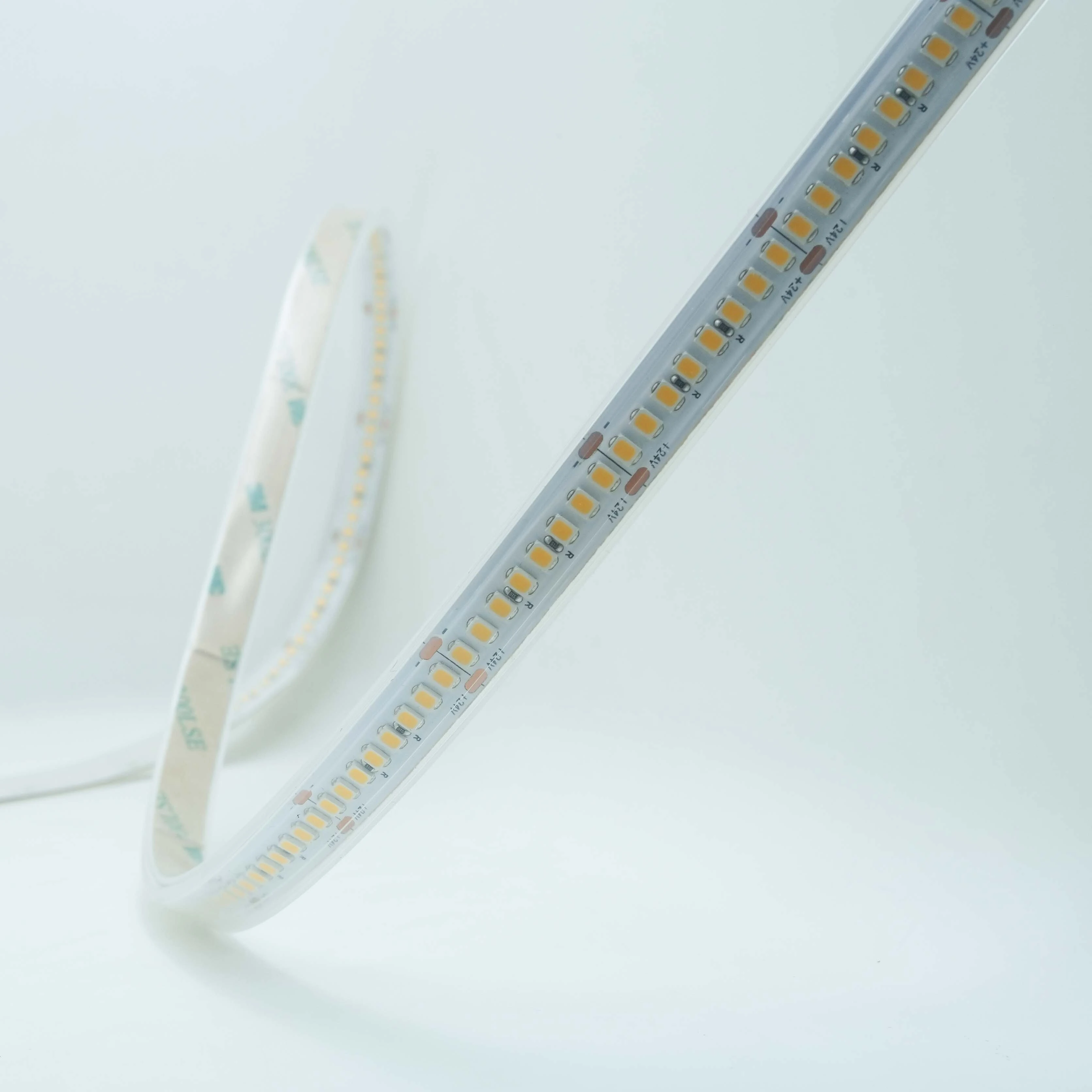 Low Voltage 24V SMD 2835  LED tape 240LEDs/m warm white IP67 1