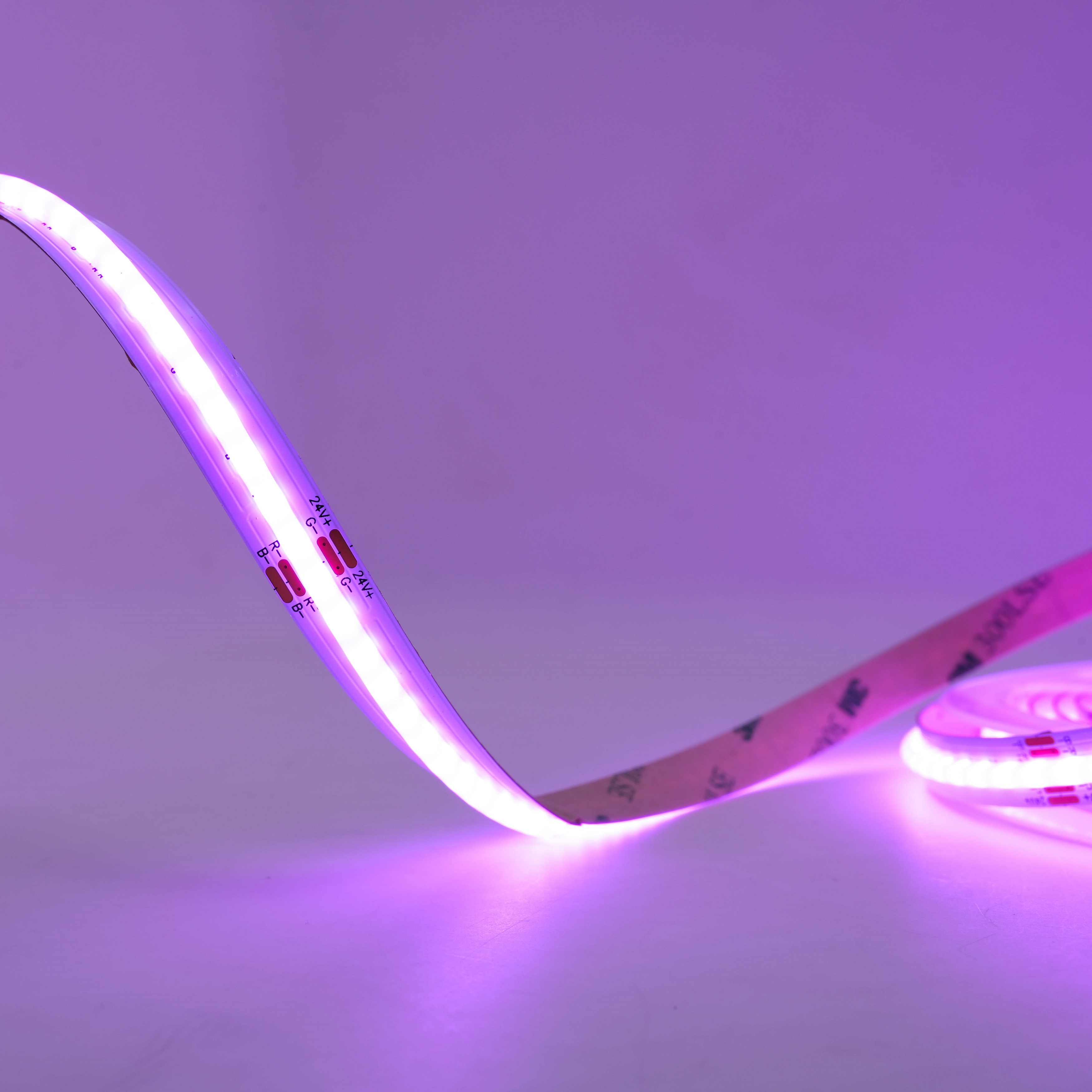 Bande lumineuse LED COB 24 V 640 LED/m RVB – Solution d'éclairage flexible super lumineuse. 4