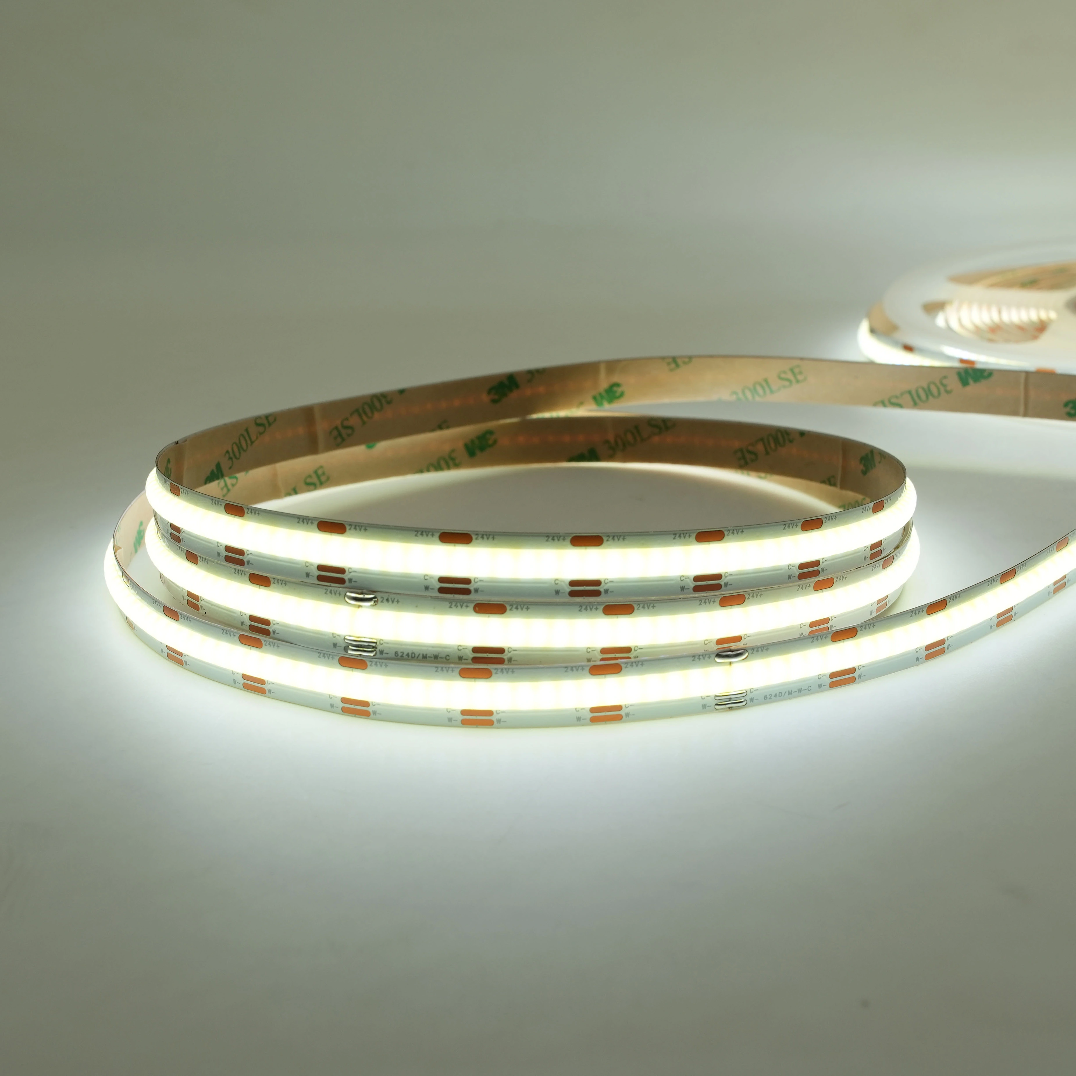 High Density COB LED Tape 568LEDs CRI90 10mm  COB CCT LED Strip Light 2700K-6500K 1