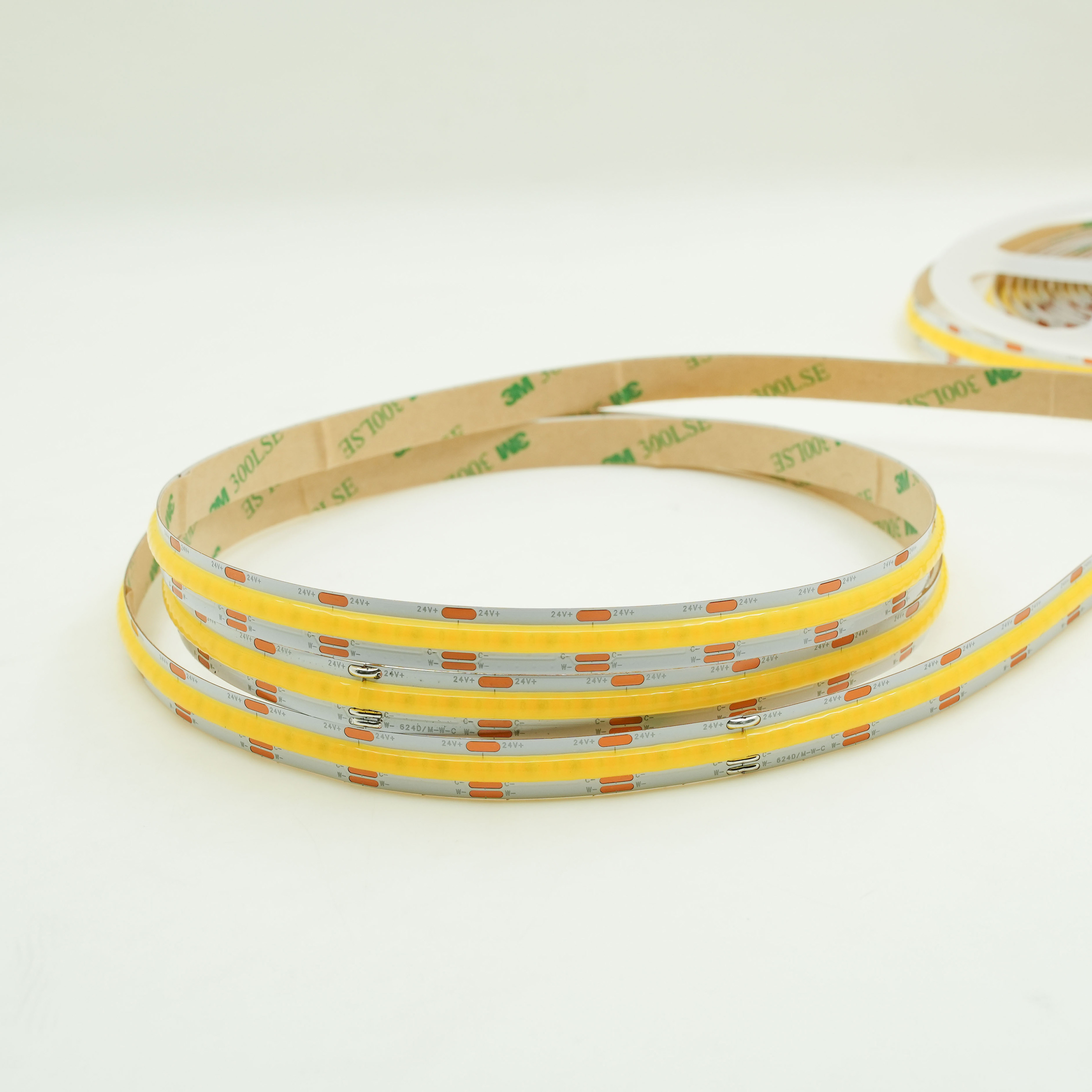شريط COB LED عالي الكثافة 568LEDs CRI90 10mm COB CCT LED شريط ضوء 2700K-6500K 4