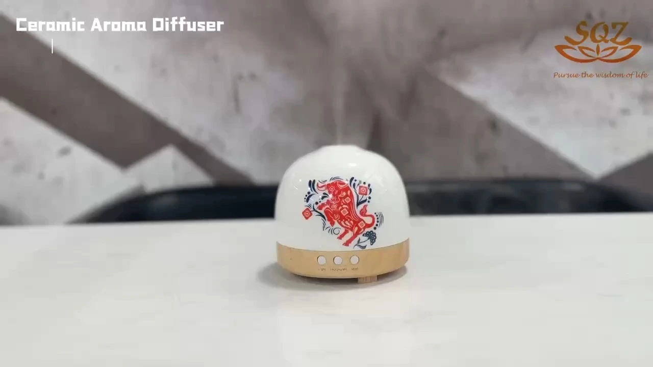 Difusor ultrassônico cerâmico da aromaterapia da fragrância animal dos desenhos animados para óleos essenciais wc3213 1