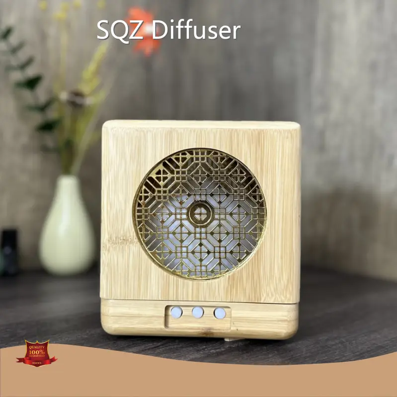 Wooden Ultrasonic Diffuser 300ML - - SQZ Diffuser 1