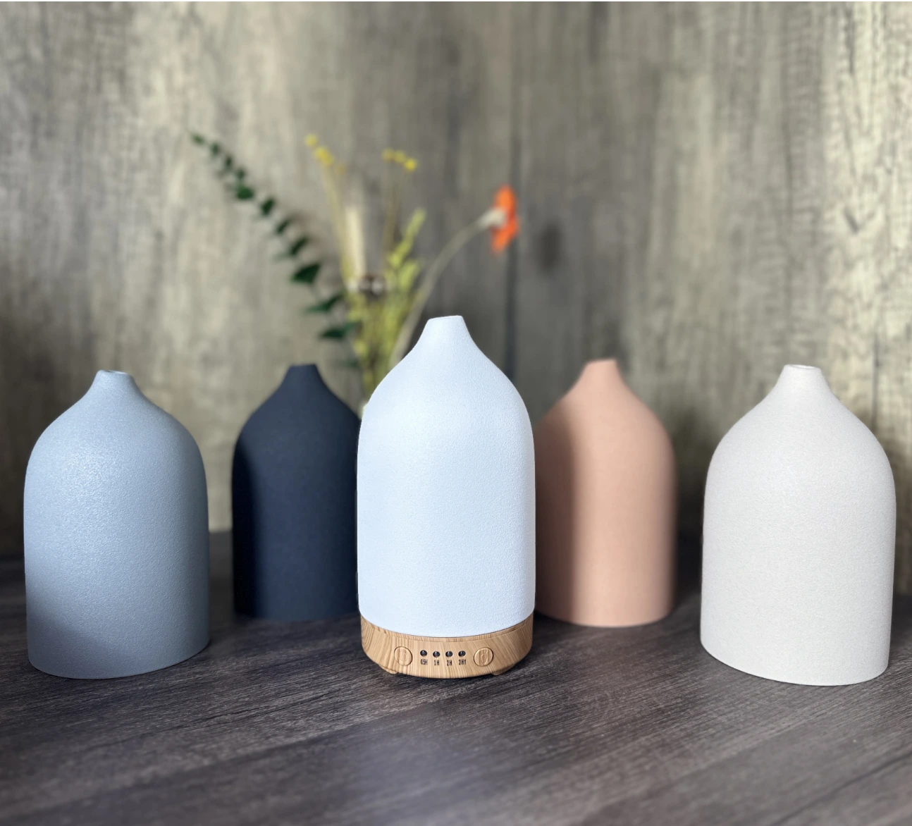 Multicolor Ceramic Ultrasonic Cool Mist Aroma Diffuser Stone Essential Oil Diffuser 1