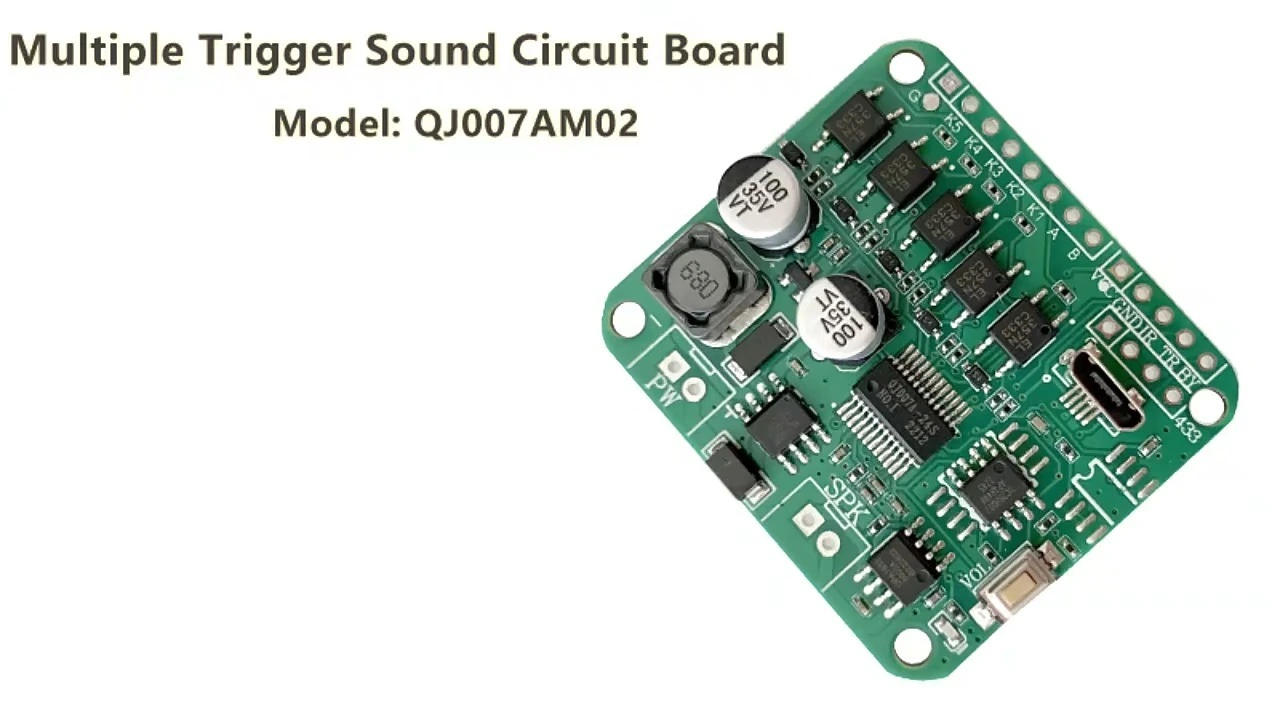 Multifunctional DIY Sound Music Circuit PCB with Multiple Trigger 1