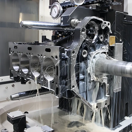Casting CNC engine block machining - Jimafor Precision machining parts 1