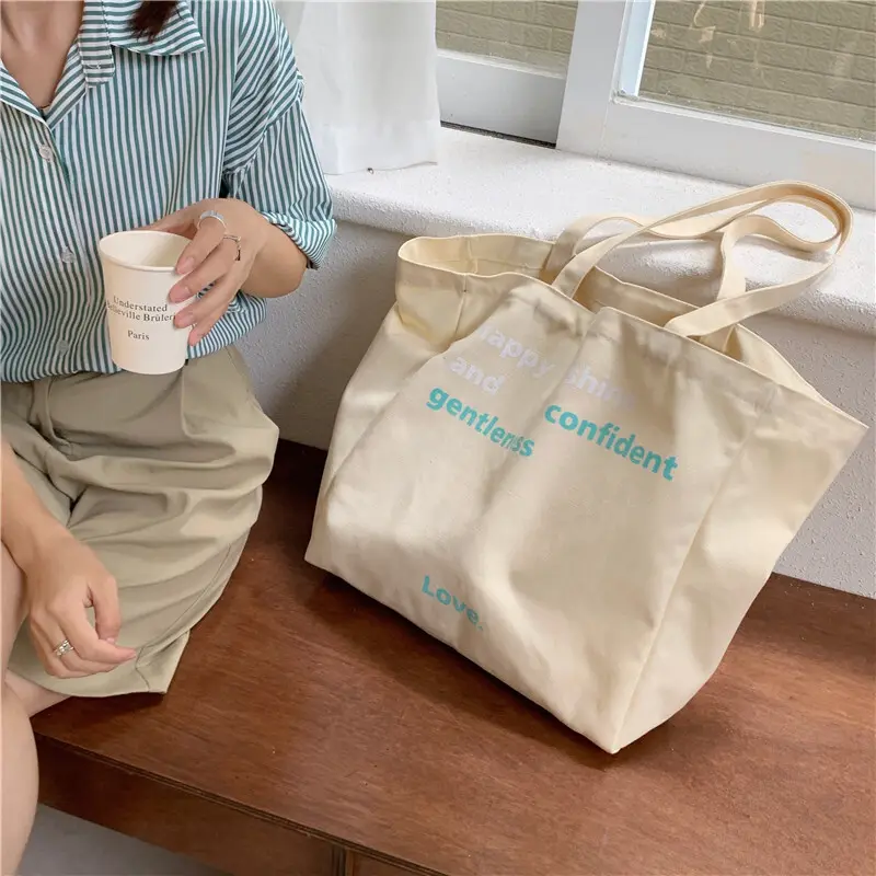 Холщовые сумки-тоут с логотипом Blossom Plus — 7