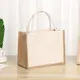 Персонализированные джутовые сумки-тоуты - - Chaste Blossom 4