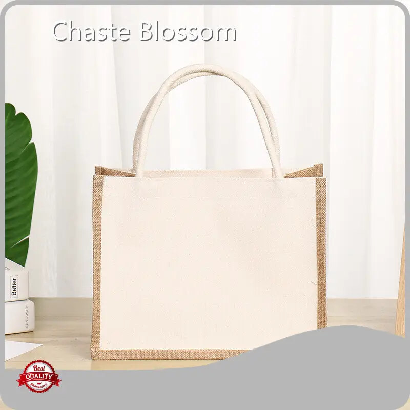 Джутовые сумки оптом Chaste Blossom 1