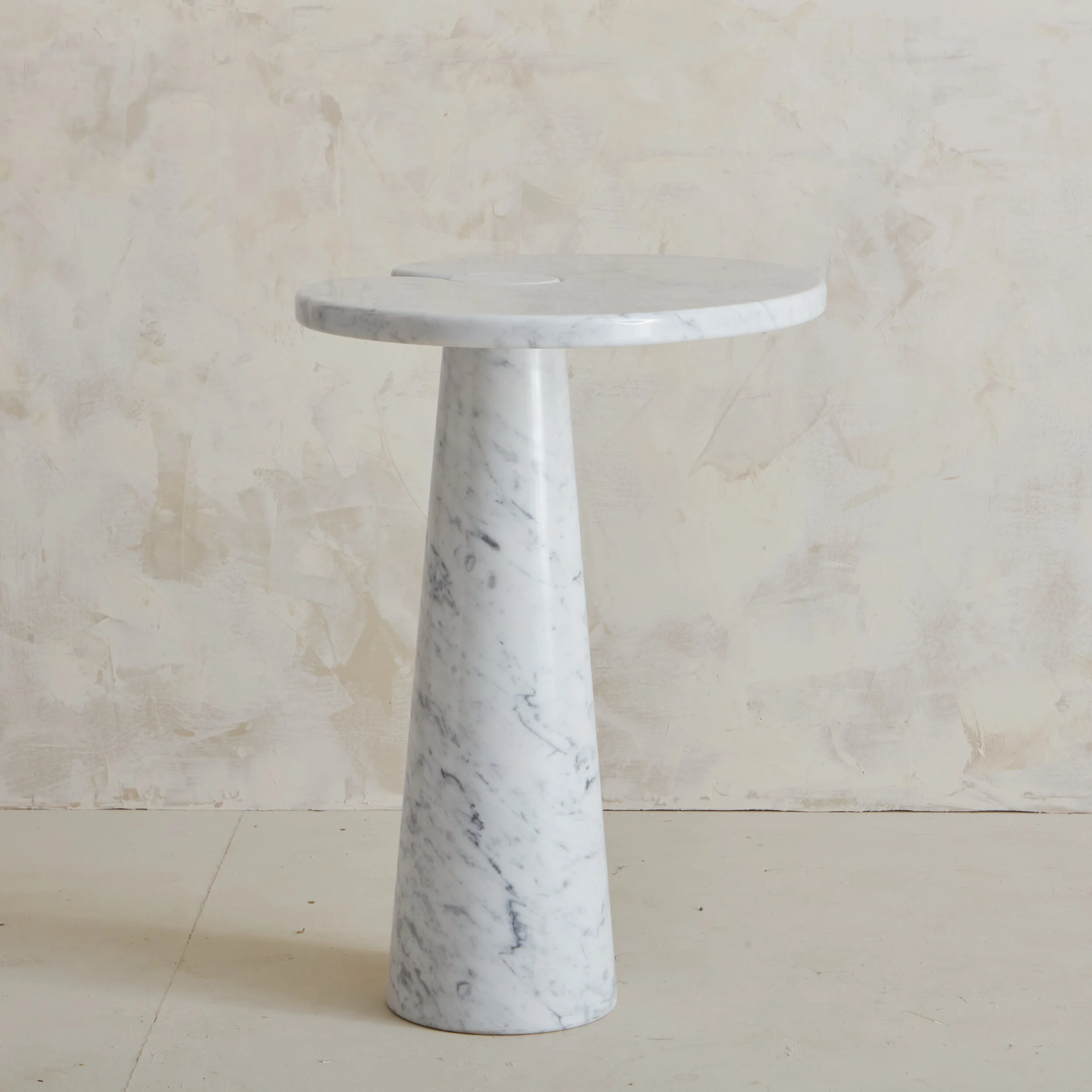 FST104 Italian carrara white marble custom carving stone china pedestal coffee table 1