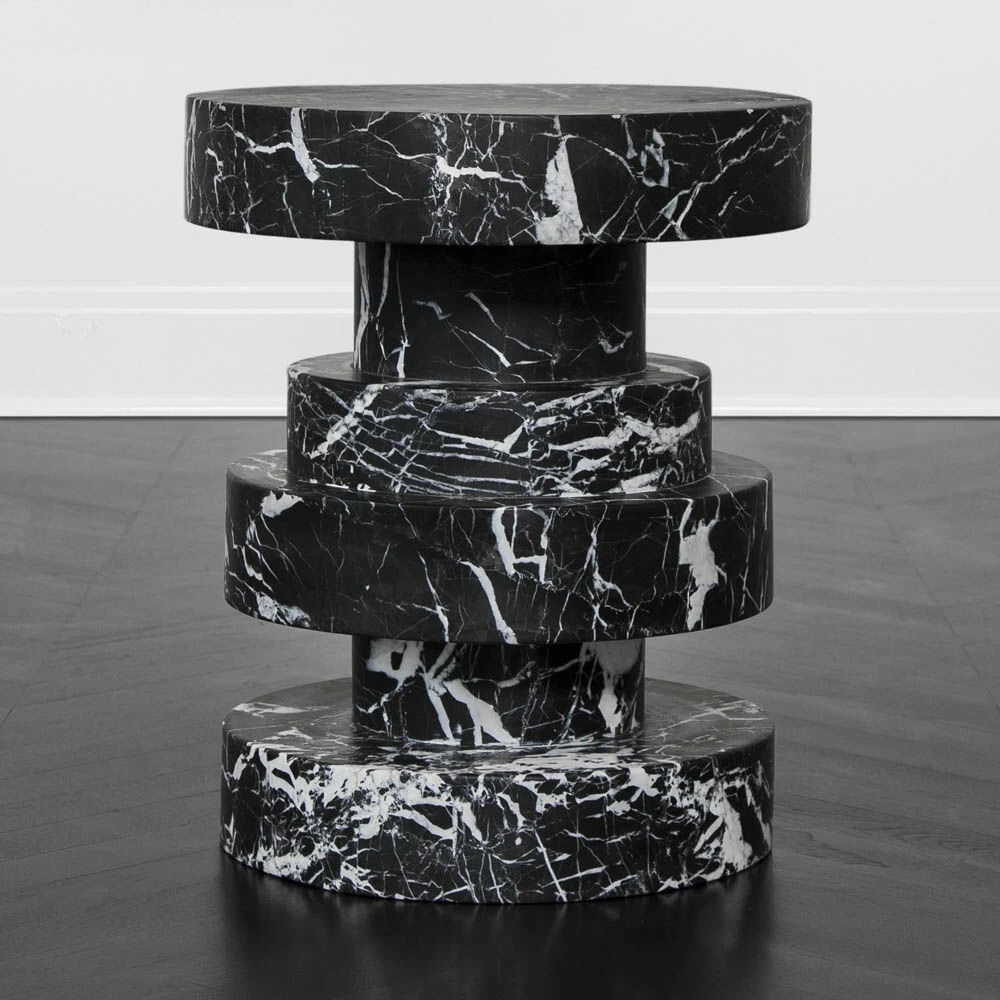 FST111 marble side table stone craft modern furniture luxury home sofa end table 1