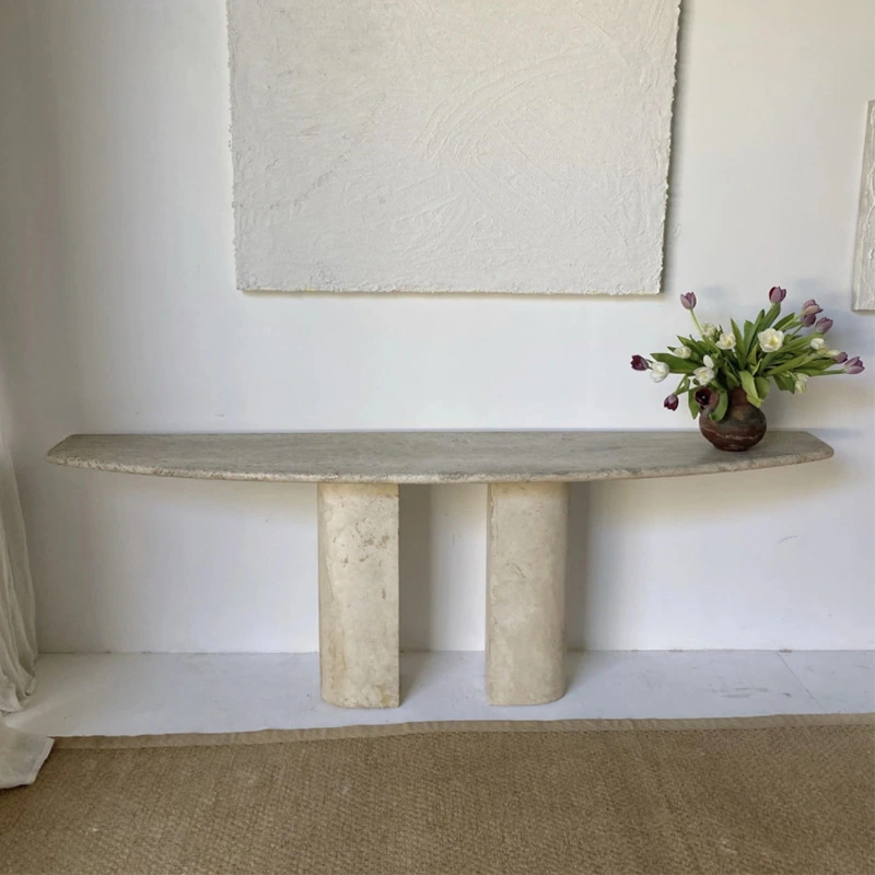 FCS001 Real Marble Console & Hall Tables for Your Living Room 1