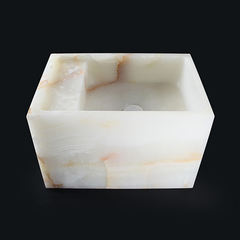 BSB029 Zen-style natural stone basin for Tranquil Spaces 1