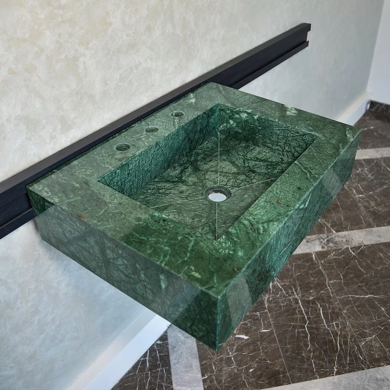 BSB026 Handcrafted soapstone sink for Heat-Resistant Performance 1