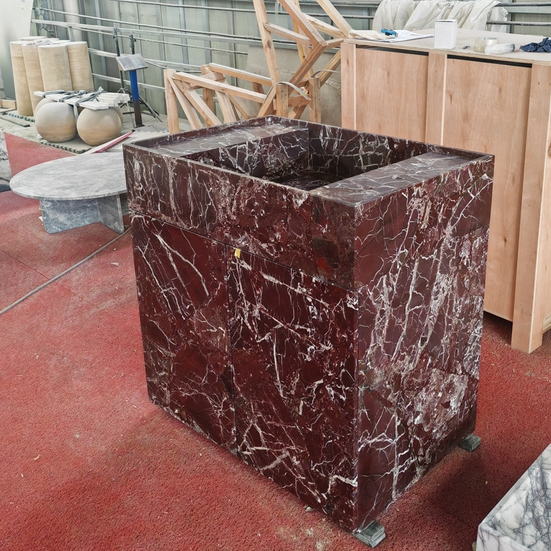 BVA003 Modern Minimalist Marble Vanity – Sleek & Functional Design 1
