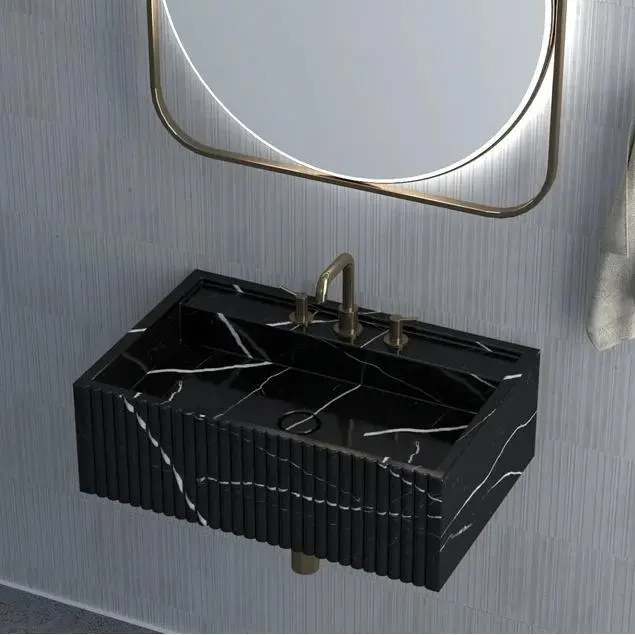 BSB014 Stylish stone vanity sink for Contemporary Bathrooms 1