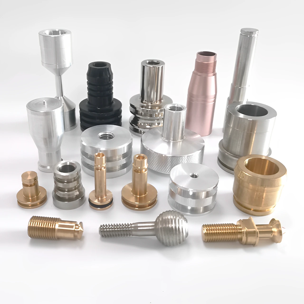 Customized CNC turning parts | Multi-material complex structure processing | Micron-level tolerance control 1
