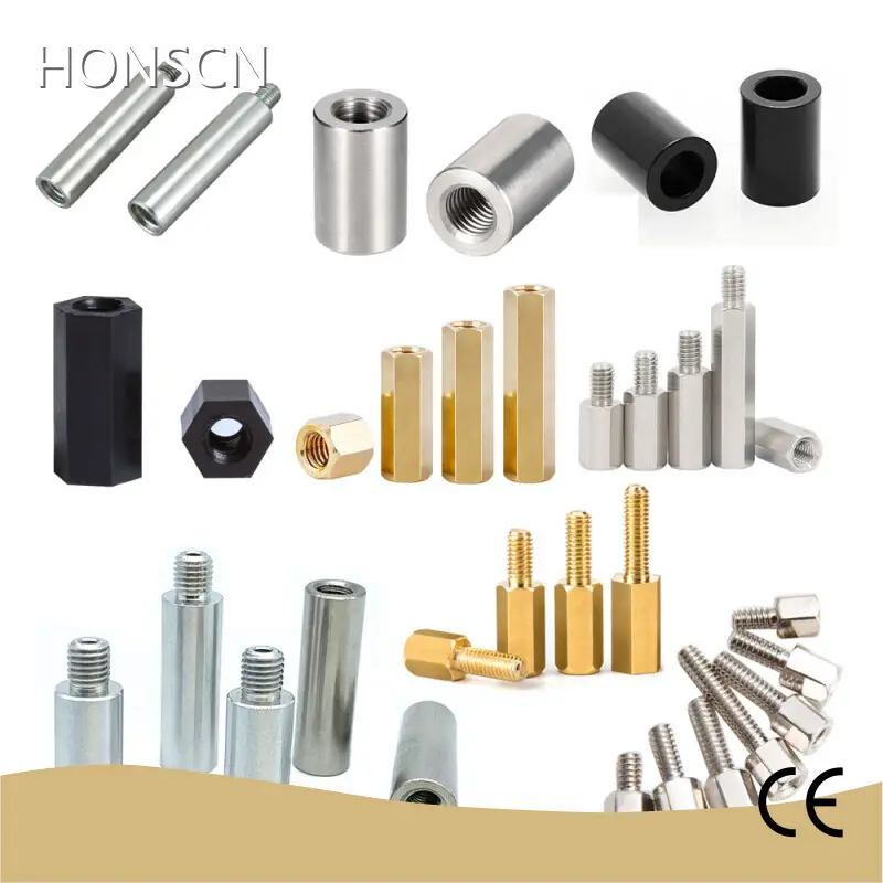 自動旋盤部品スペーサーおよびスタンドオフ卸売 - HONSCN 1