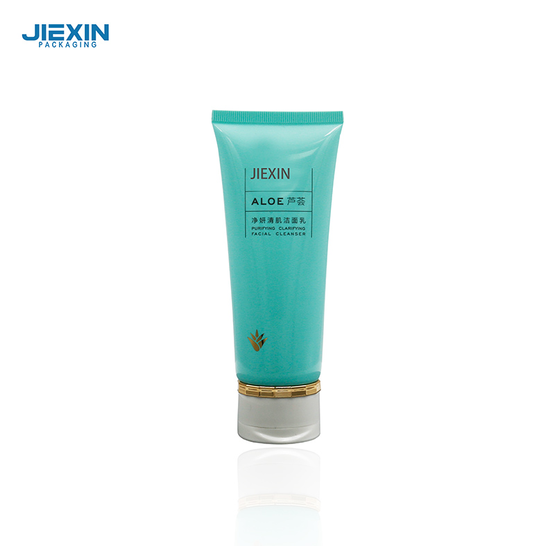 100ml Facial cleanser tube with Double layer flip cap 2