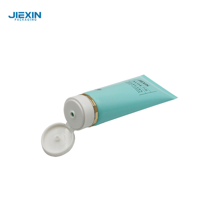 100ml Facial cleanser tube with Double layer flip cap 4