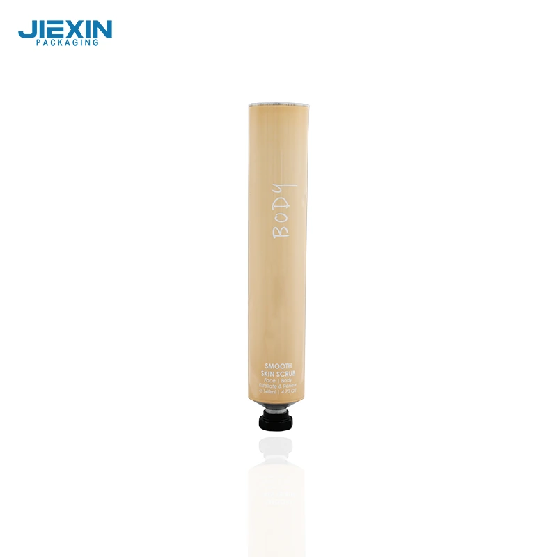 Tube en aluminium D38 pour gommage cutané avec bouchon à vis octogonal 1