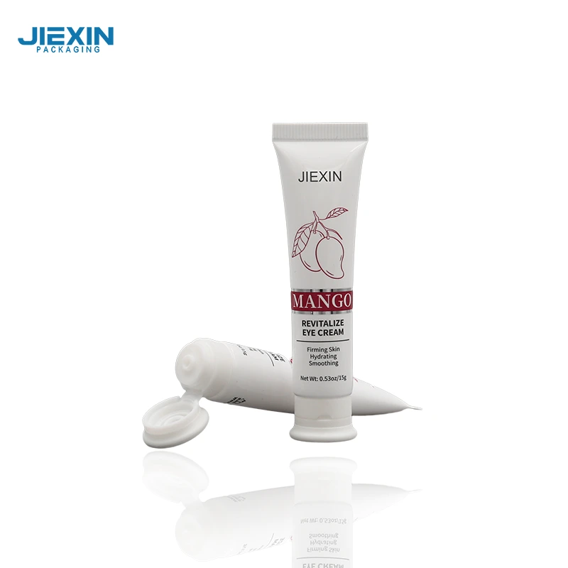 Tube de crème pour les yeux D19 avec capuchon rabattable double couche 1
