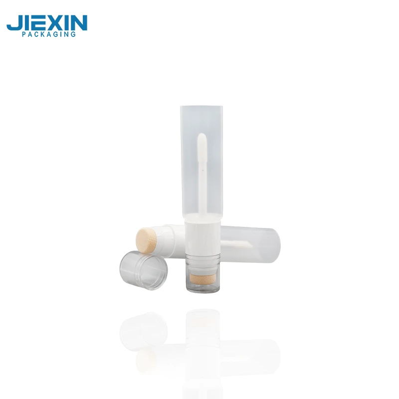 Tubo de cepillo de labios transparente D30 con cabezal de esponja 1