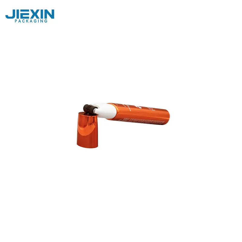 Lip Gloss Squeeze Tubes with Silver Top JIEXIN Manufacture 3