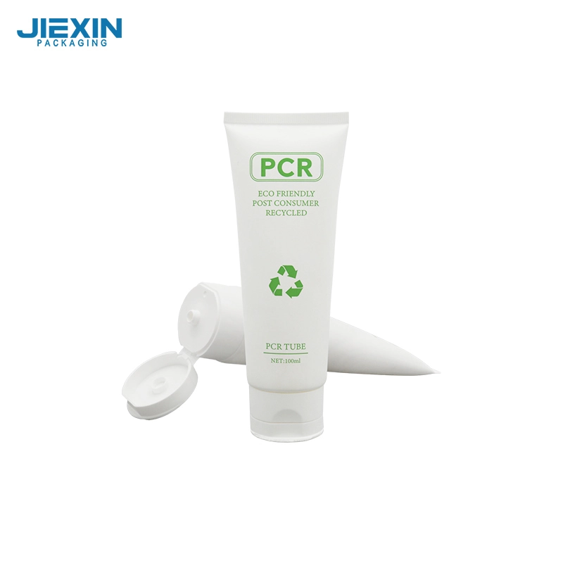 定制绿色化妆品包装 PCR 塑料管包装厂 OEM 服务 1