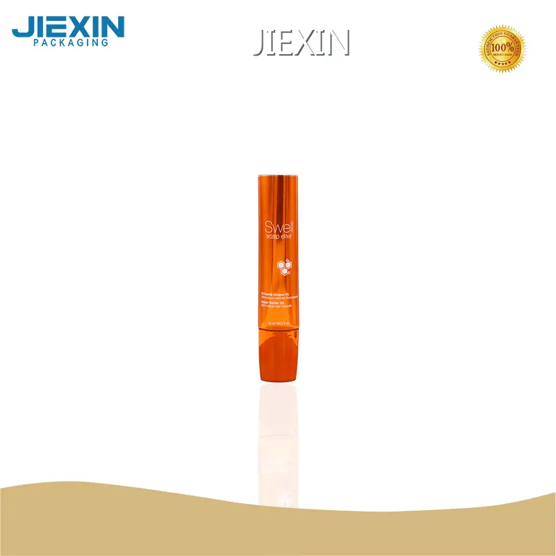 Lip Gloss Squeeze Tubes with Silver Top JIEXIN Manufacture 1