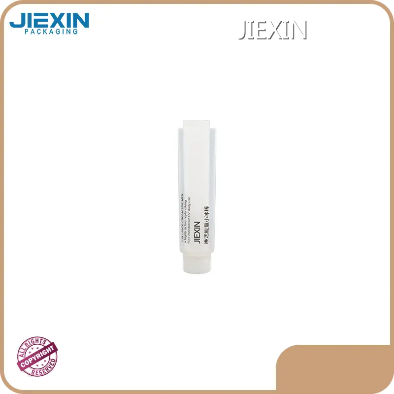 Lip Gloss Squeeze Tubes with Silver Top JIEXIN Company 1