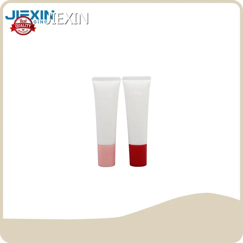 Lip Gloss Squeeze Tubes with Silver Top - - JIEXIN 1