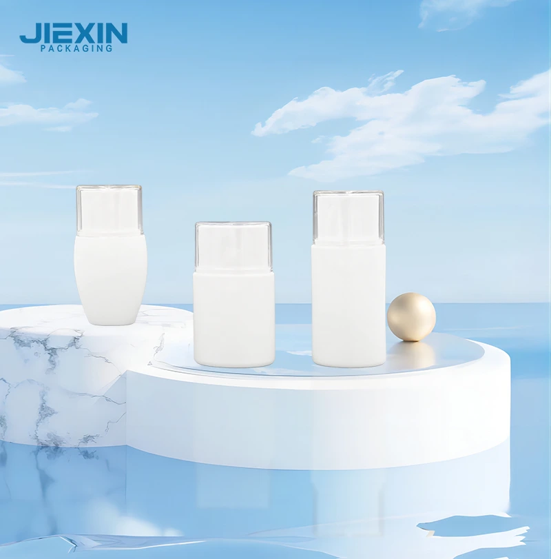 White tube Sunscreen series with screw cap 1