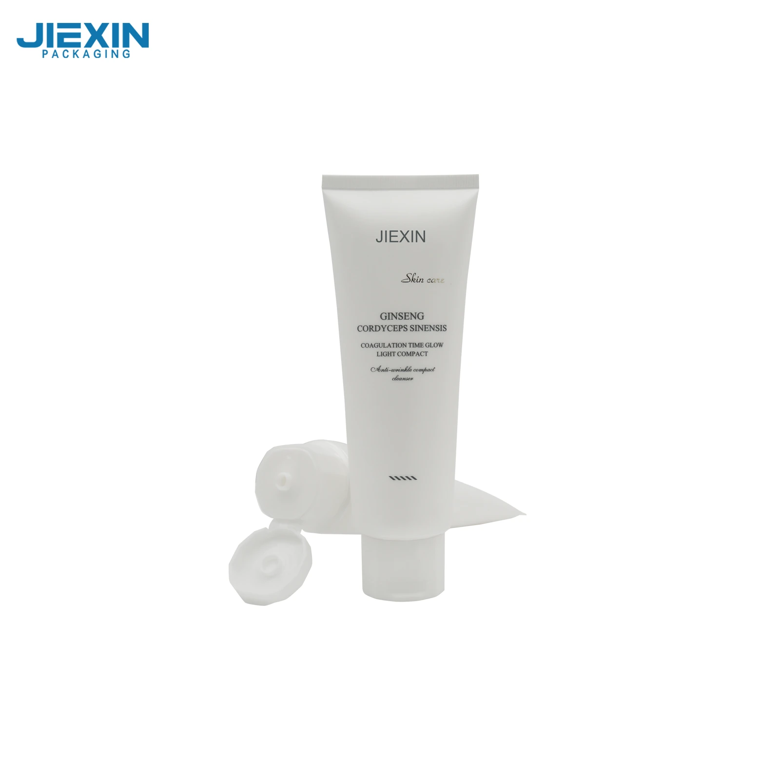 Tube à bouchon rabattable D40 pour nettoyant pour le visage 1