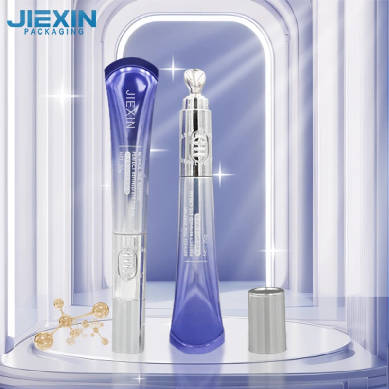 15ml Eye Cream Tube With Zinc Alloy Electric Head - JIEXIN 1