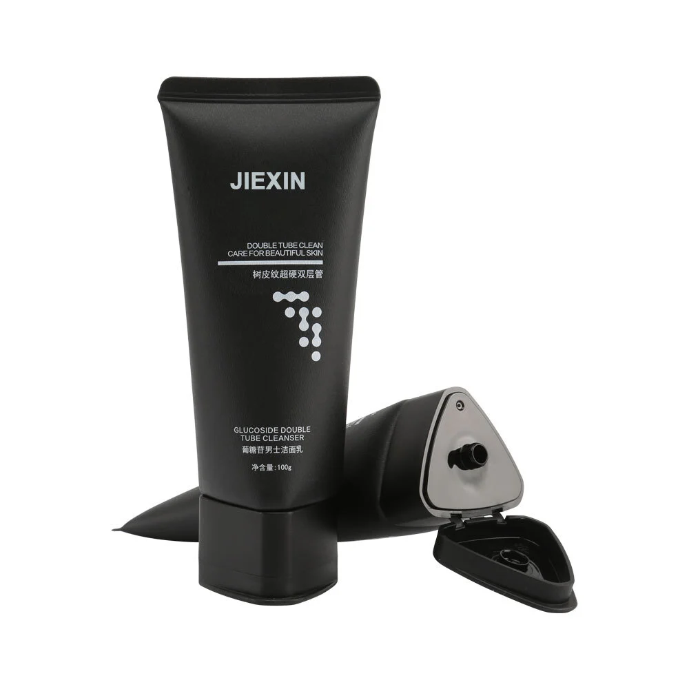 100ml Bark texture Triangular flap Cleansing tube - JIEXIN 1
