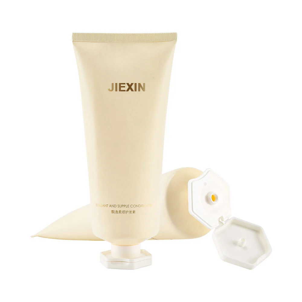 55毫米护发素软管，带六角形翻盖 1