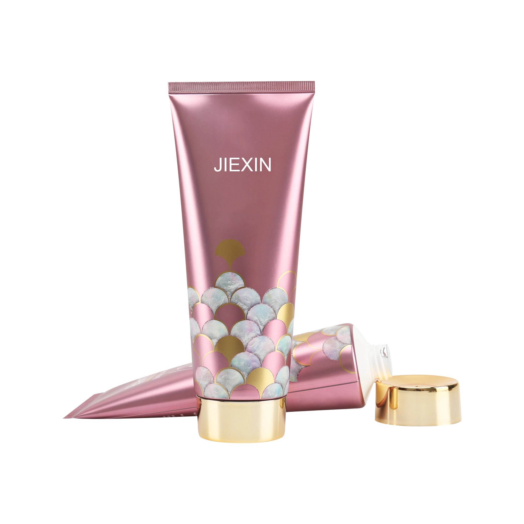 أنبوب PE ملحوم من البلاستيك والألومنيوم D50 مع غطاء لولبي لوشن الجسم 1