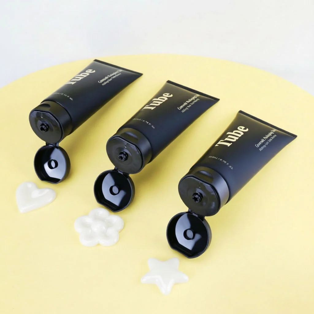 定制D40 D45 D50化妆品软管，带心形、星形和花形开口 1