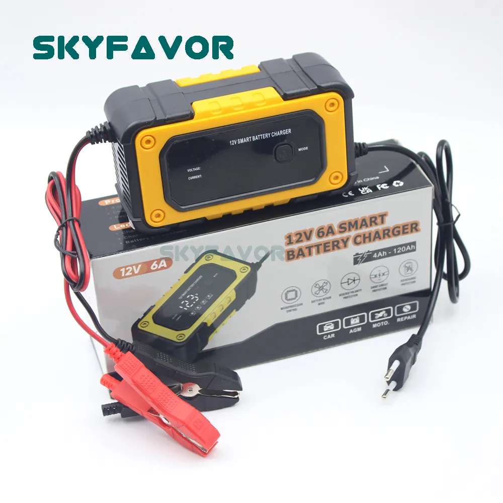 Best Car Battery Charger - - SKYFAVOR-1 4
