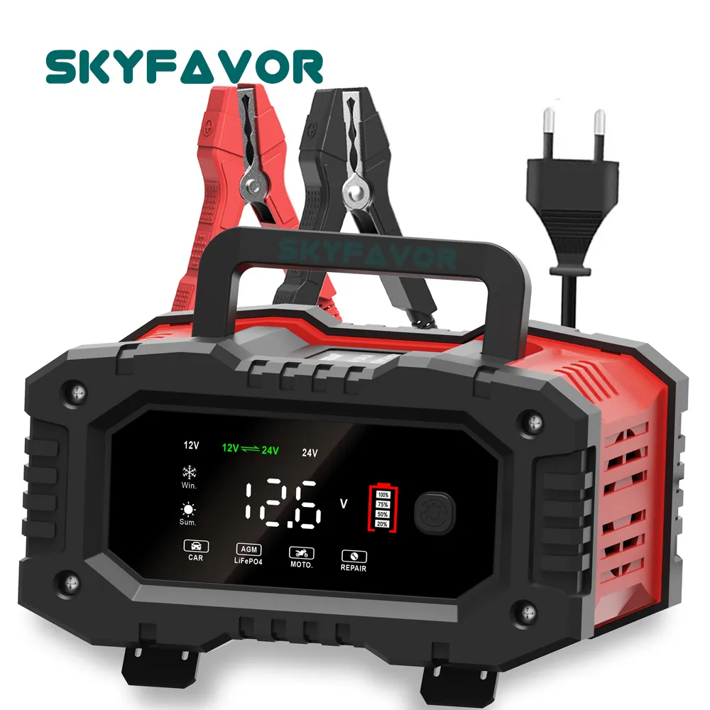 Best Auto Battery Charger - - SKYFAVOR-3 8